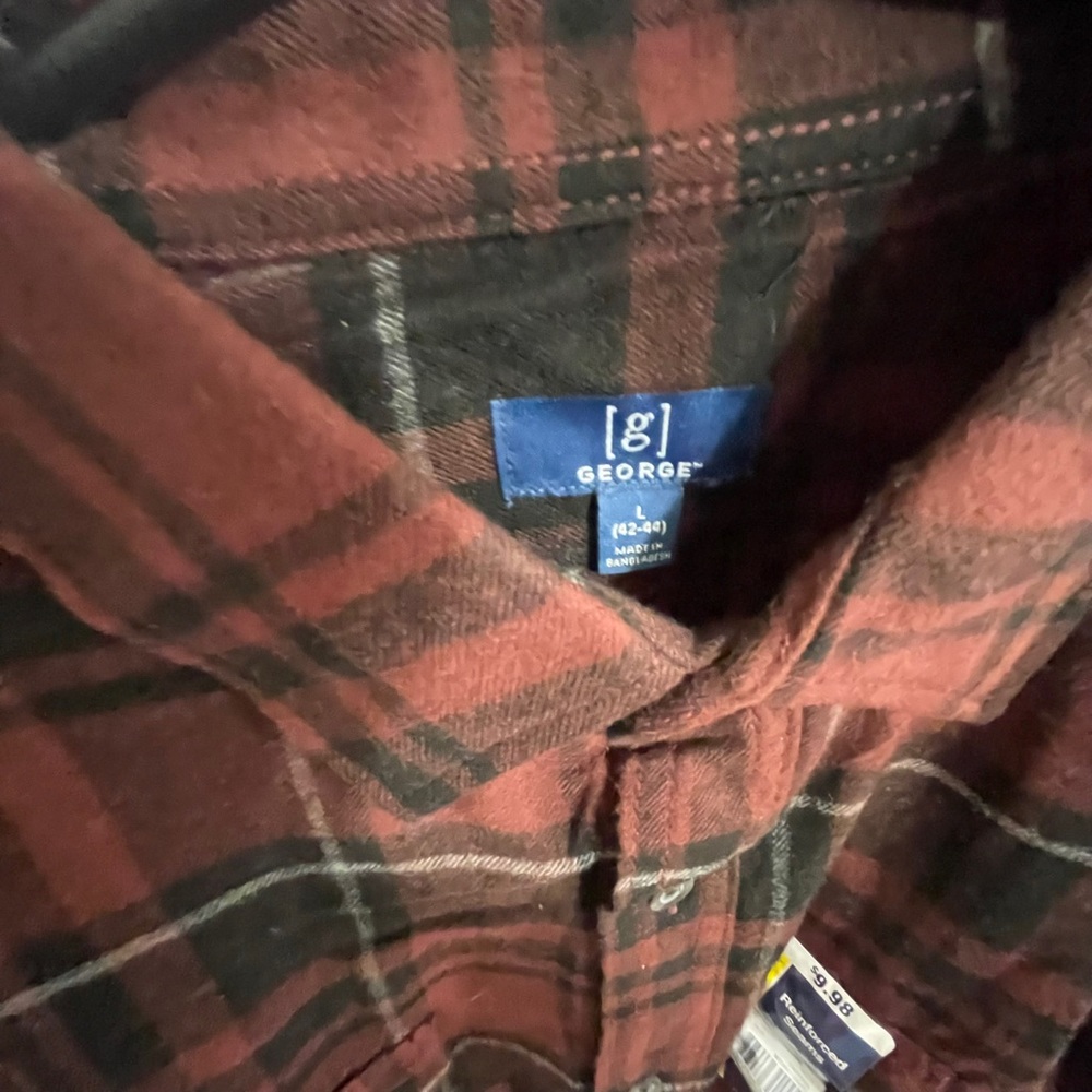 George Classic Fit LS shirt Size L (42-44)
GE LS Flannel - Picture 5 of 7